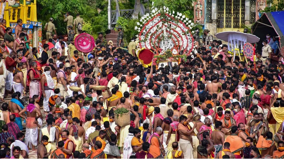 Pahandi Rath Yatra Puri Jagannath