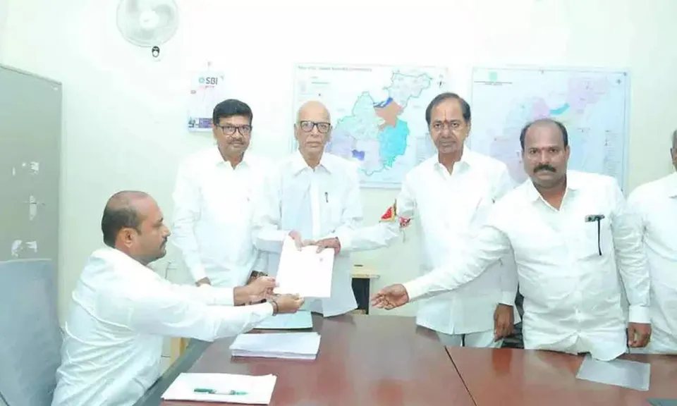 KCR nomination Gajwel BRS K Chandrasekhar Rao