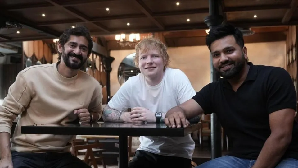 Rohit Sharma Ed Sheeran