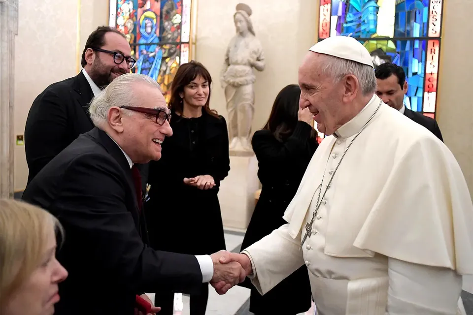 Martin Scorsese meets Pope Francis