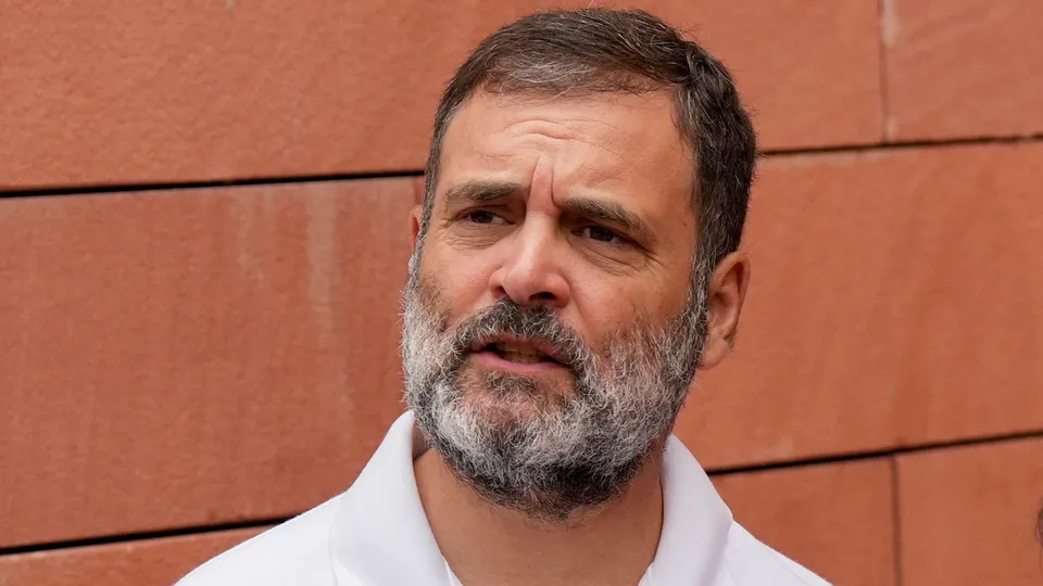 Leader of Opposition in Lok Sabha and Congress MP Rahul Gandhi during the Union Budget, in New Delhi, Tuesday, July 23, 2024.