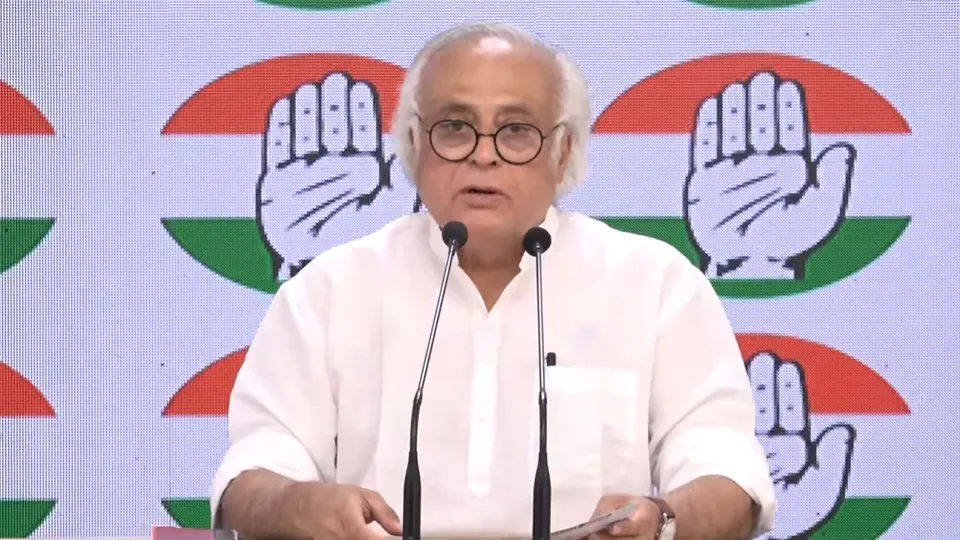 Congress general secretary Jairam Ramesh addressing a press conference in New Delhi