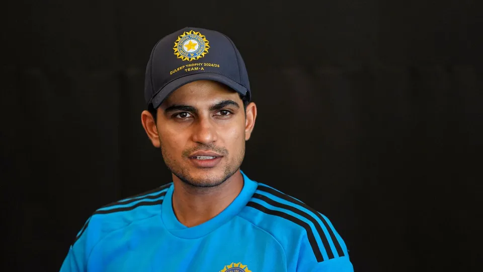 India A team skipper Shubman Gill during a press conference ahead of Duleep Trophy 2024 match between India A and India B at Chinnaswamy Stadium, in Bengaluru, Wednesday, Sept. 4, 2024.