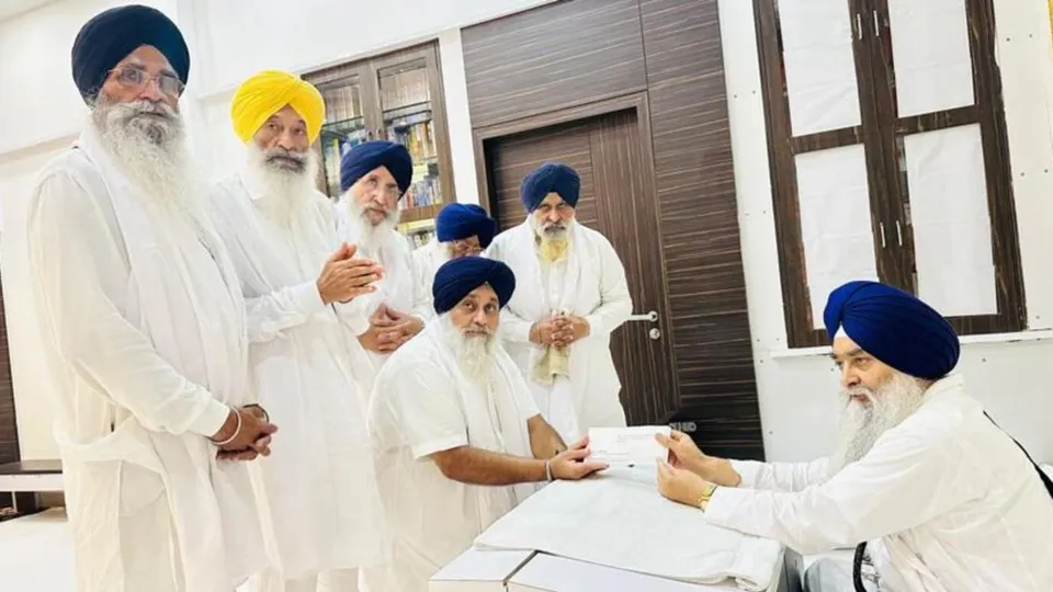 Sukhbir Singh Badal Giani Raghbir Singh