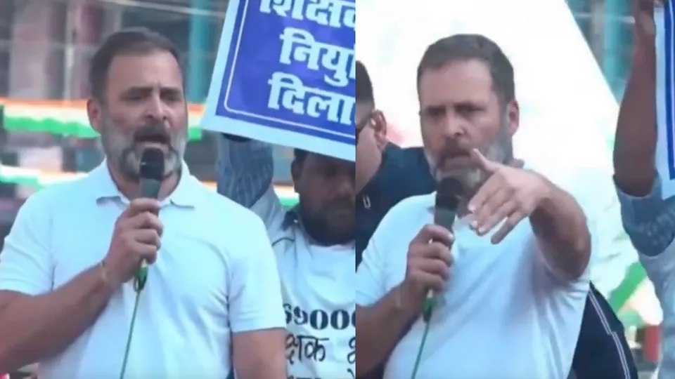 Rahul Gandhi attacks journalist
