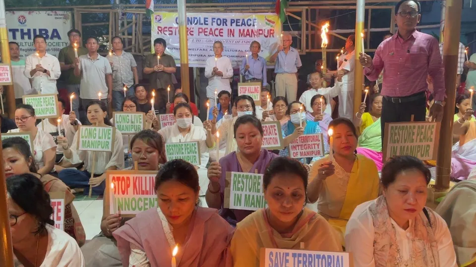 Meiteis of Tripura appeal for peace in Manipur