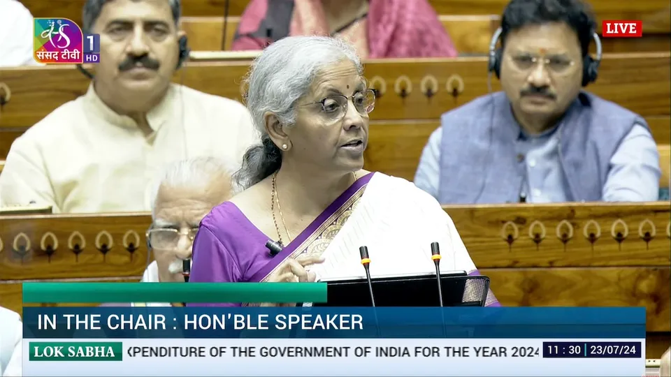 Nirmala Sitharama presents Union Budget 2024 on July 23, 2024