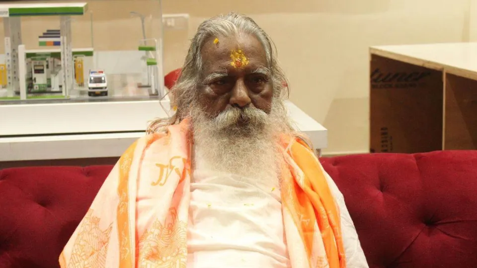 Mahant Nritya Gopal Das, president of Shri Ram Janmabhoomi Teerth Kshetra Trust (File image)