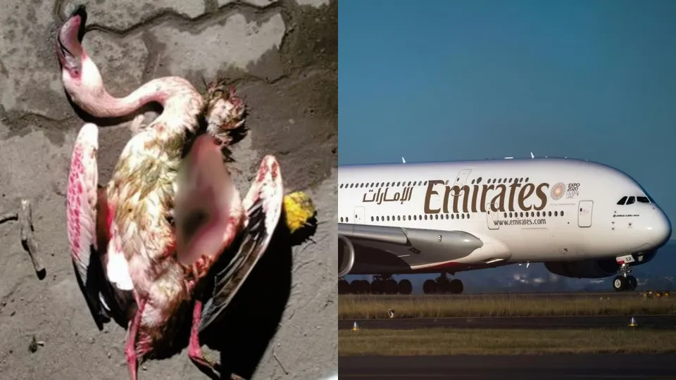 Dead flamingo emirates