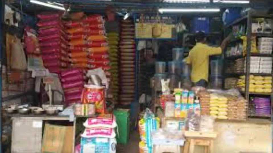 rural market kirana shop store