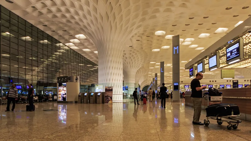 Mumbai Airport international terminal interior