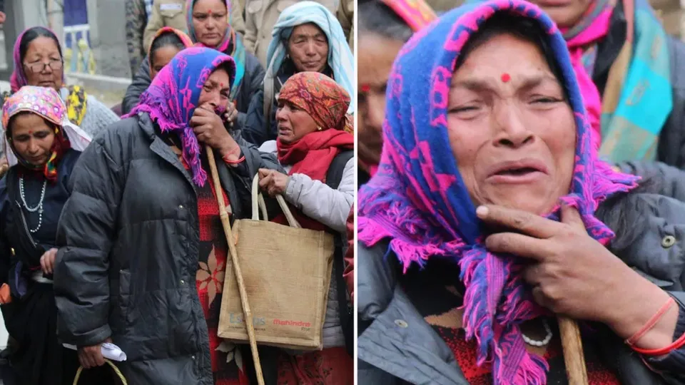 Joshimath People Crying