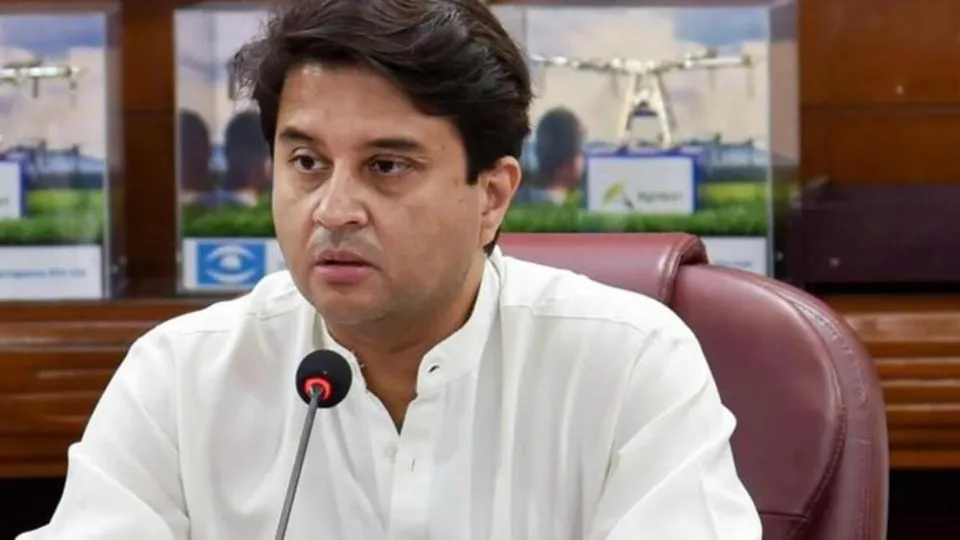 Jyotiraditya Scindia Office Conference.jpg