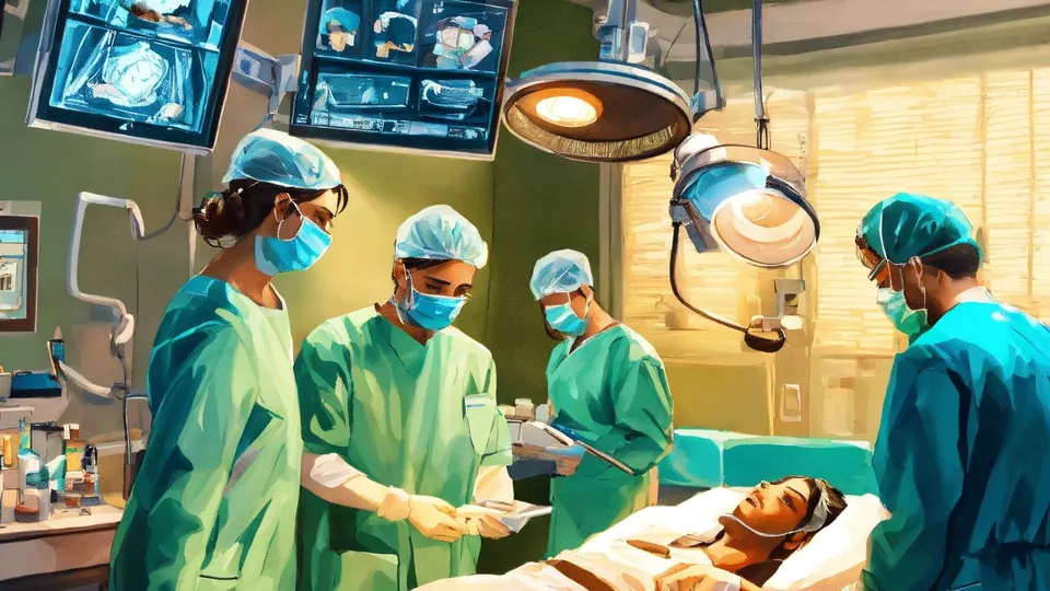 AI generated image of operation theatre