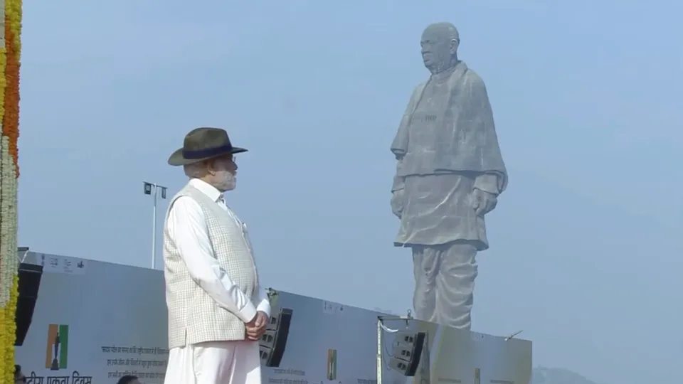 Narendra Modi at Statue of Unity