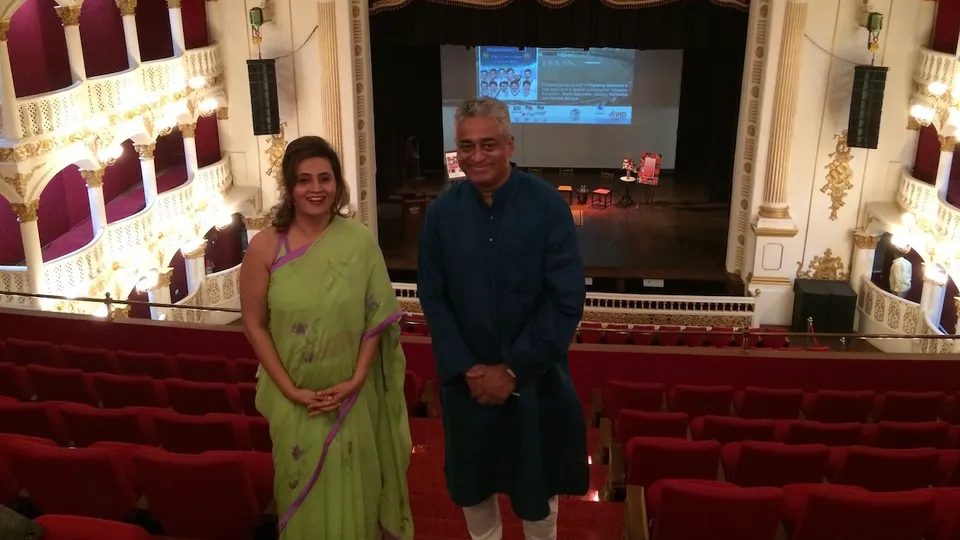 Sagarika Ghose and Rajdeep Sardesai