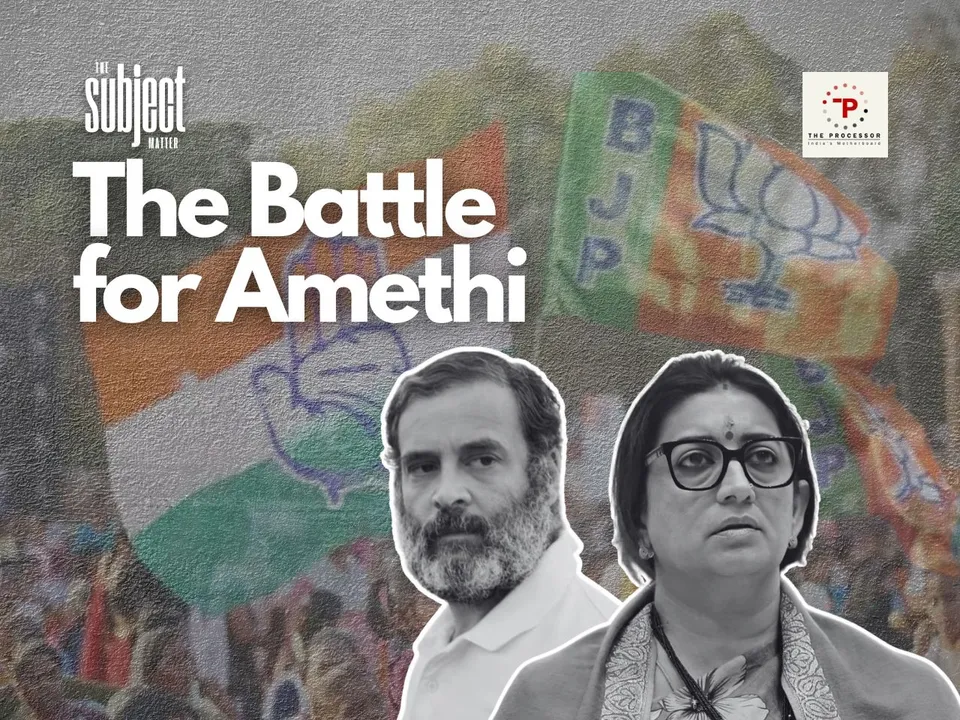 Cong BJP Amethi fight