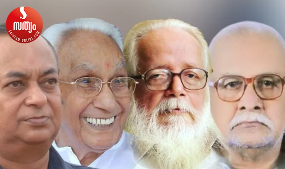 raman srivasthava k karunakaran nambi narayanan tv madhusudanan