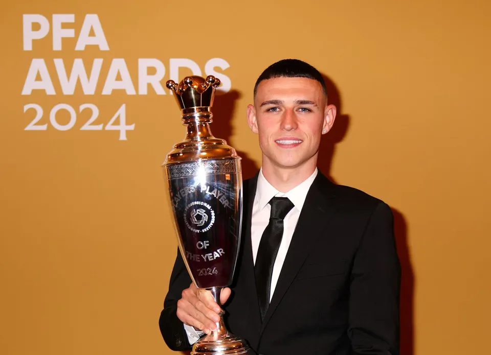 Foden named PFA player of year, Palmer young player