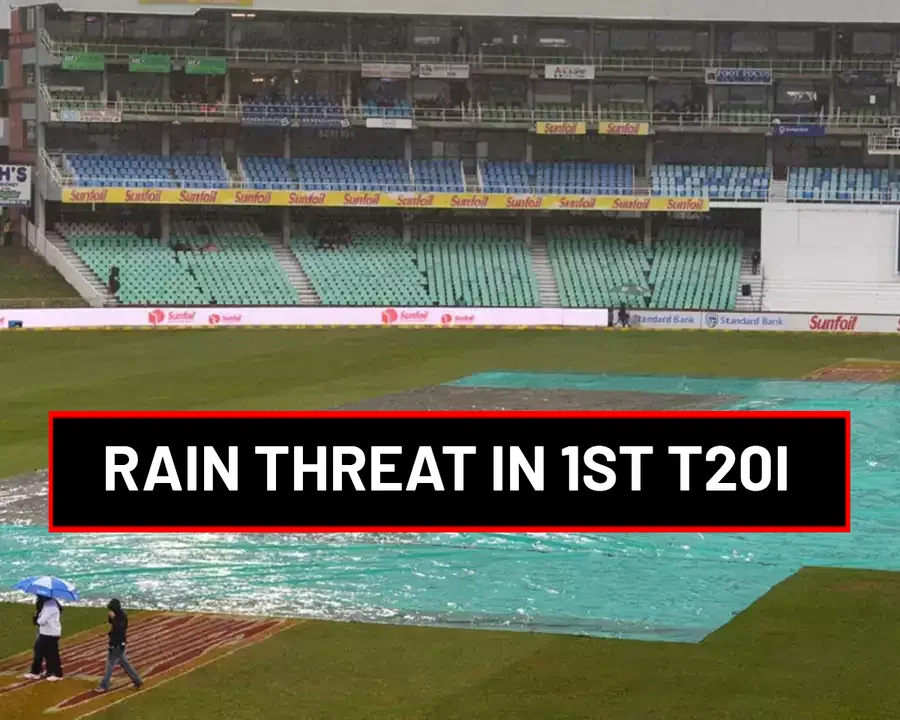 Will rain play a spoilsport at Kingsmead, Durban in the first T20I between South Africa and India