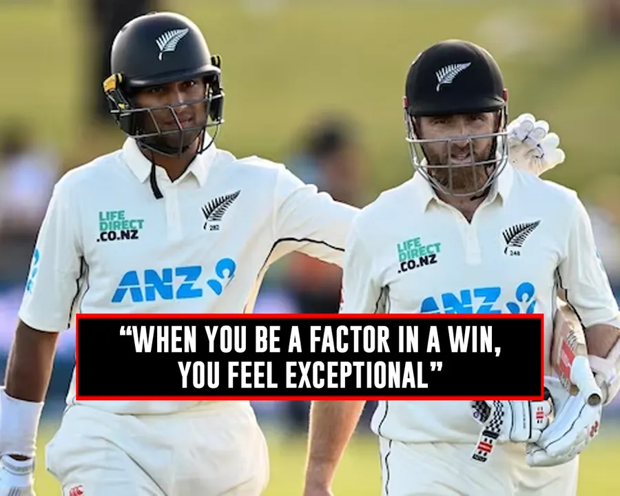 Rachin Ravindra and Kane Williamson