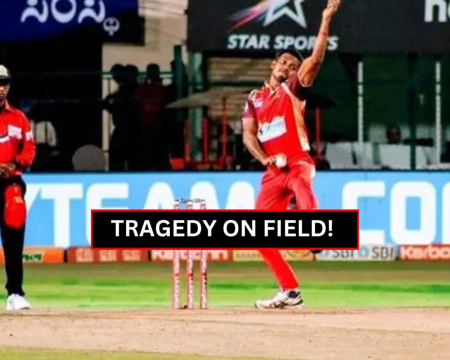 Tragedy on the field with Hoysala YC (Source: Twitter)