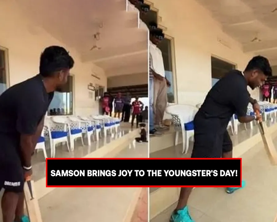 WATCH: Sanju Samson keeps his promise, plays cricket with specially-abled kid ahead of IPL 2024