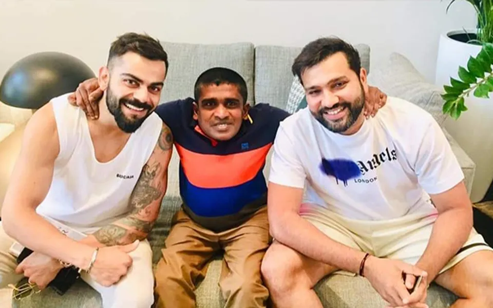 Virat Kohli, Rohit Sharma, Gayan Senanayake