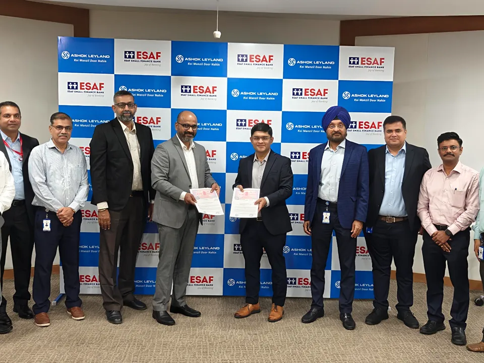 Ashok Leyland, ESAF Bank Sign MoU for Vehicle Financing