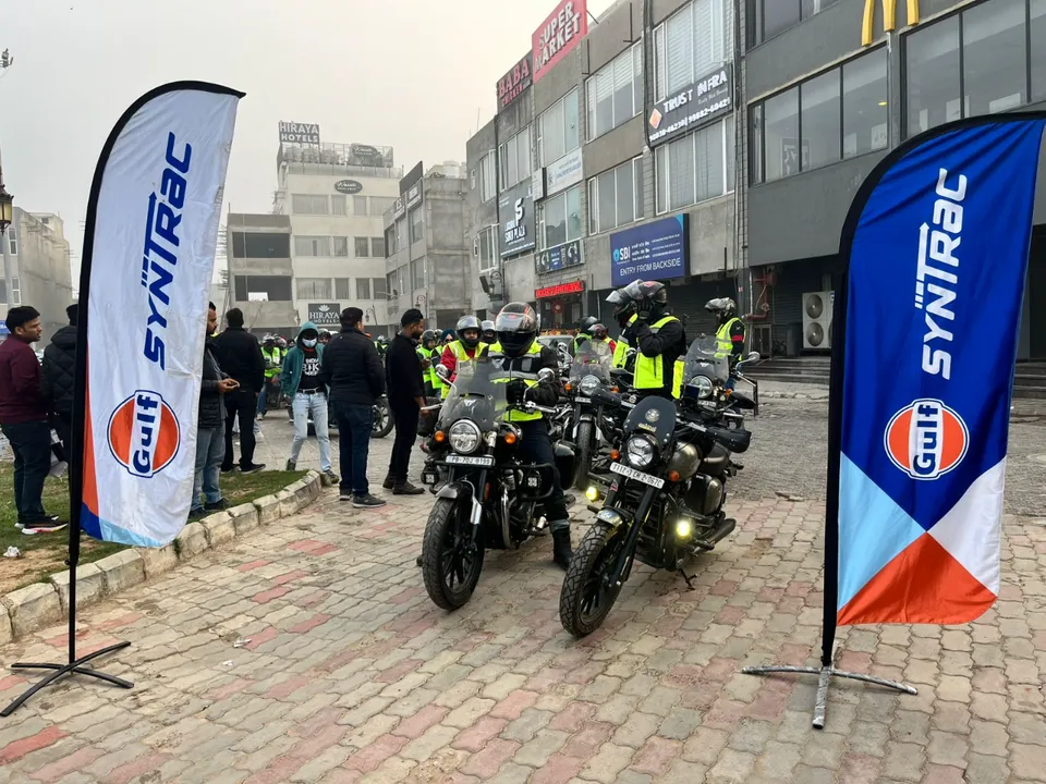 Gulf Oil and India Bike Week 2024 Partner for Chai-Pakoda Ride