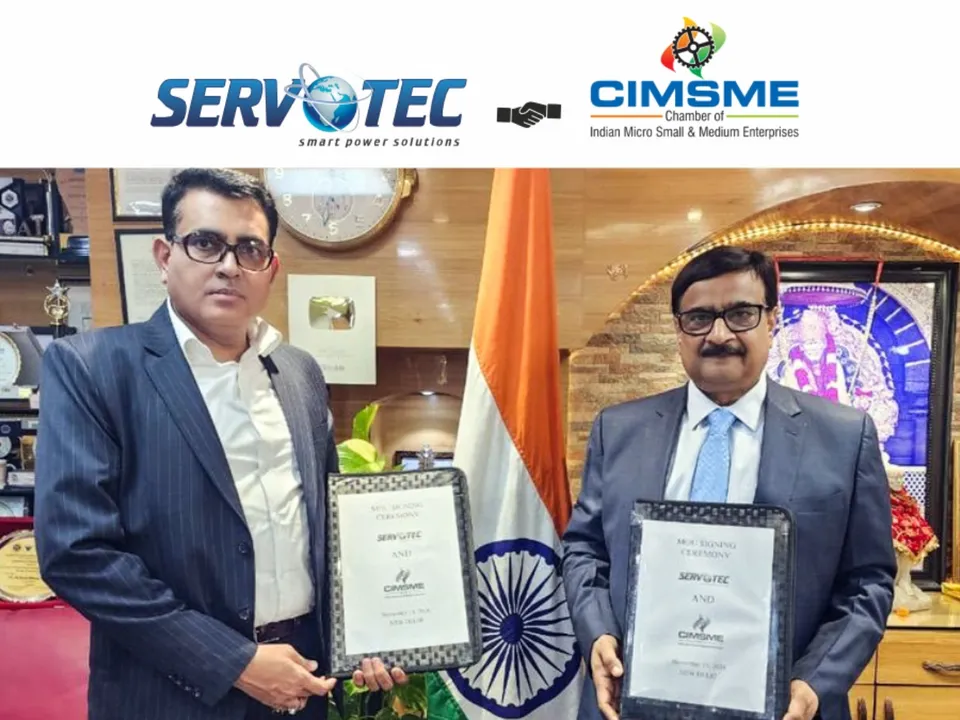 Servotech, CIMSME Partners to Boost Solar Energy Adoption in India