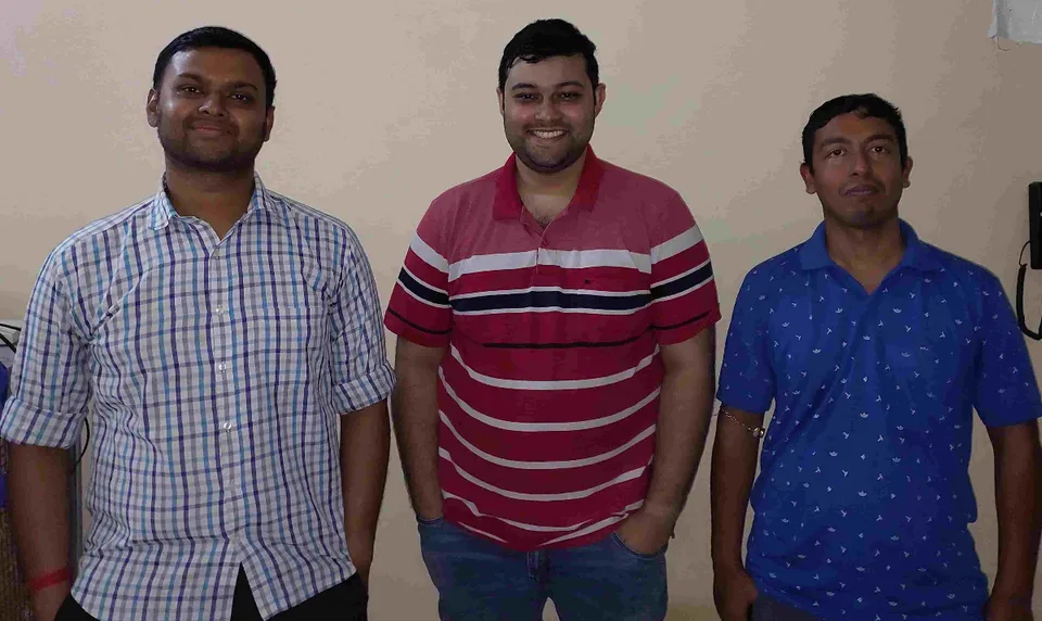 L-R_Subhajit Manna (CTO), Subhasis Mukhopadhyay (CEO), and Partha Das (COO), Treacle