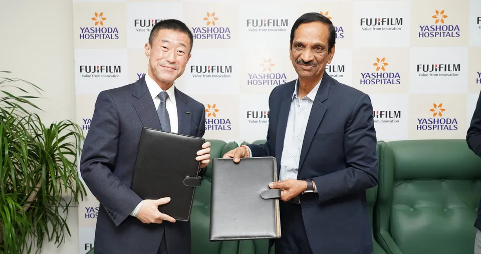 Dr.A.Lingaiah, Director Medical Services, Yashoda Group of Hospitals, Mr. Tatsuhiko Saeki , Global Head of Endoscopy Division, FUJIFILM Corporation, Tokyo