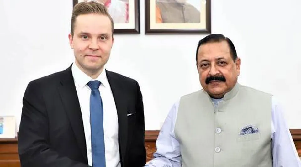 Jitendra Singh with Finaland Minister