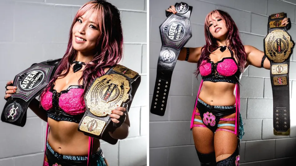 WATCH: AEW's Mina Shirakawa becomes new Undisputed British Women's Champion at Stardom ahead of All In