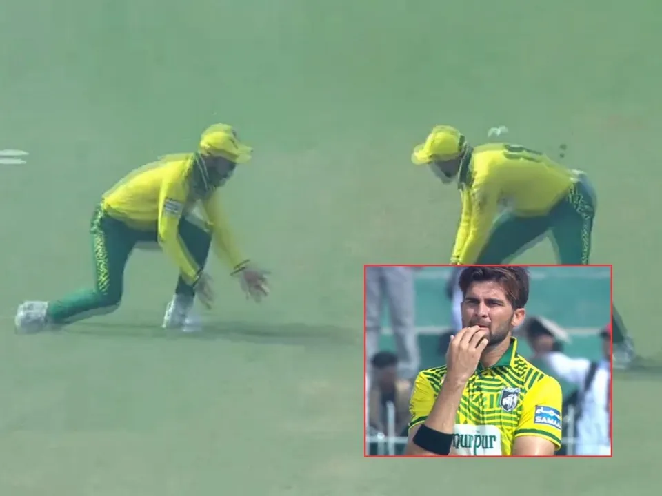 Pakistan's fielding blunder leaves Shaheen Afridi clueless in Champions One-Day Cup (Source: X)