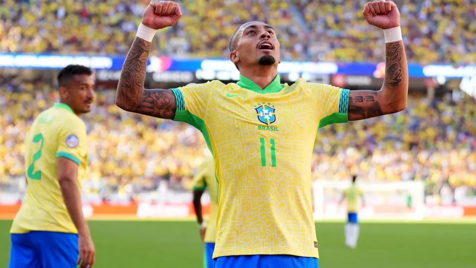 WATCH: Raphinha scores screamer as Brazil take lead against Colombia