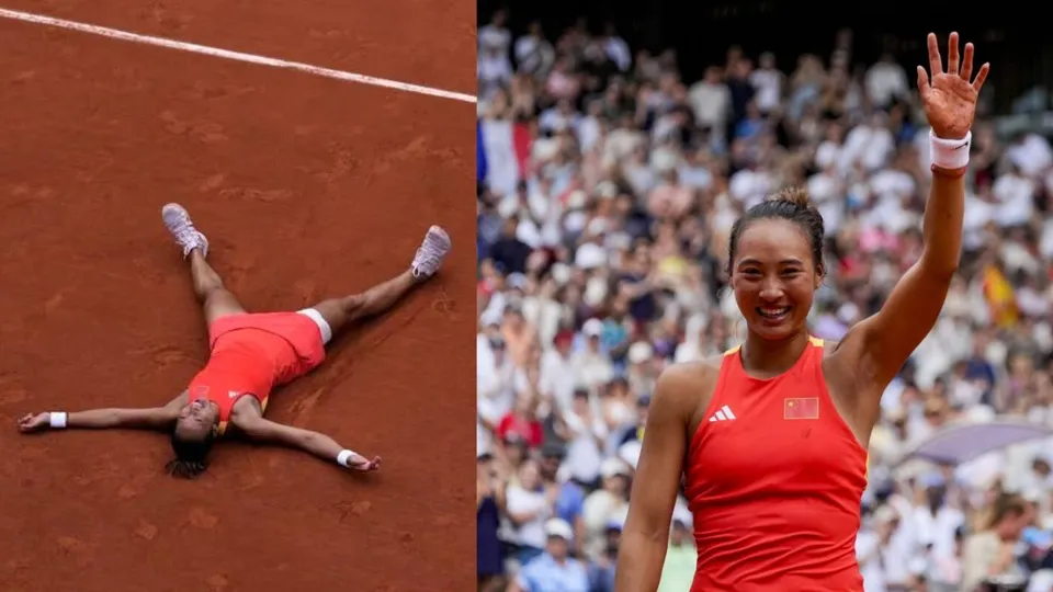 Qinwen Zheng wins gold in women's singles (Source: X)