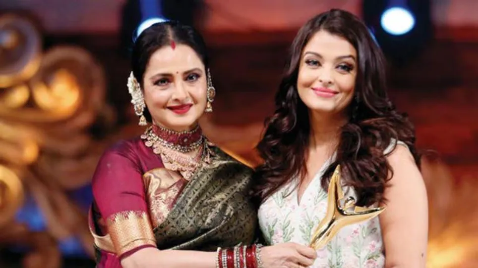 Aishwarya Rai Bachchan and Rekha
