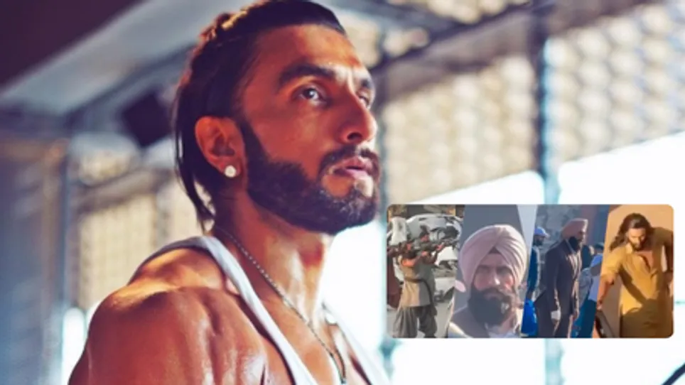 Dhurandhar' के सेट लीक हुईं Ranveer Singh की पिक्स, सरदार के लुक में दिखे  कमाल | Times Now Navbharat