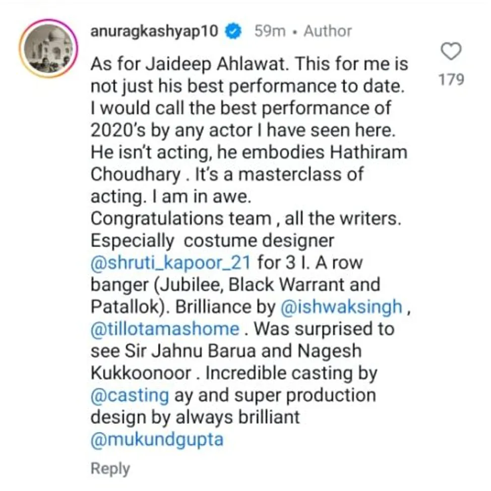 Pic Courtesy: Anurag Kashyap Instagram