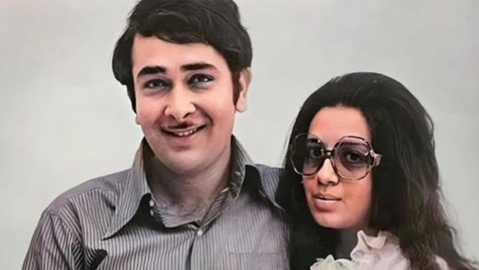 Randhir Kapoor and Babita 