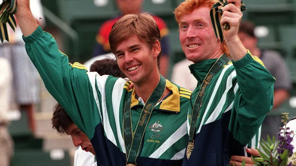 Mark Woodforde, Todd Woodbridge with their Golden Slam and Olympics Gold medal in 1996 Olympics - sportzpoint.com