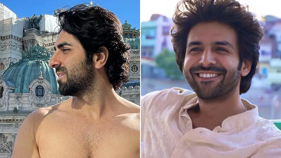 Ayushmann Khurrana ने शर्टलेस फोटो शेयर कर पूछा- बताओ मैं कहां हूं? Kartik  ने दिया मजेदार जवाब - ayushmann khurrana shares shirtless photo kartik  aaryan posts hilarious reply tmovz - AajTak