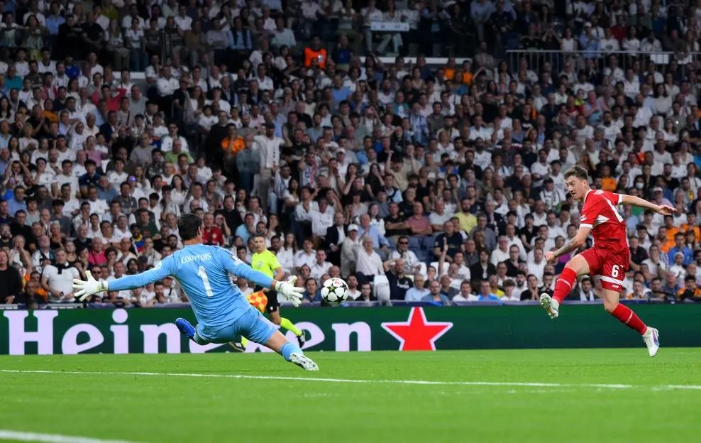 Real Madrid vs Stuttgart UCL 2024-25 Live Updates, Scores, News and Commentary -  Courtois  made a few saves in the first half - sportzpoint.com