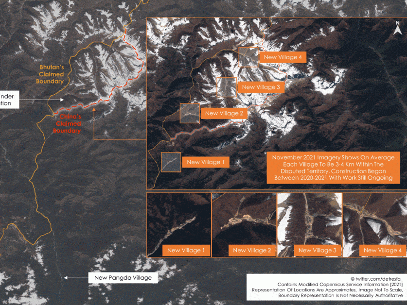 China builds illegal villages in Bhutan Territory: Reports