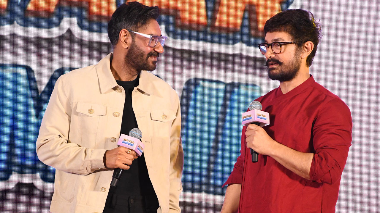 We should do another Ishq" - Ajay Devgn tells Aamir Khan; Video —