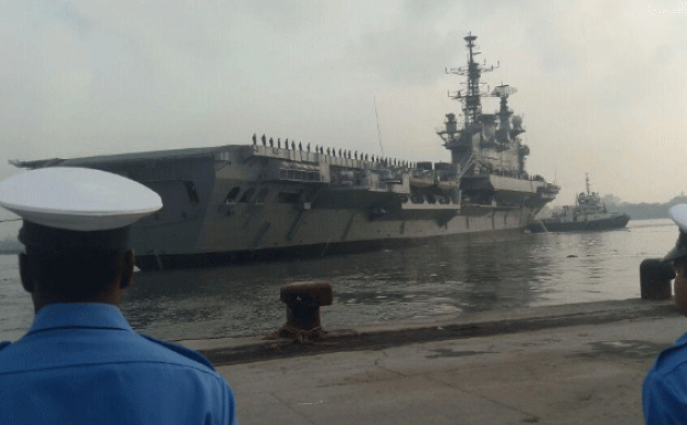 INS Viraat, world's oldest aircraft carrier sails for the last time