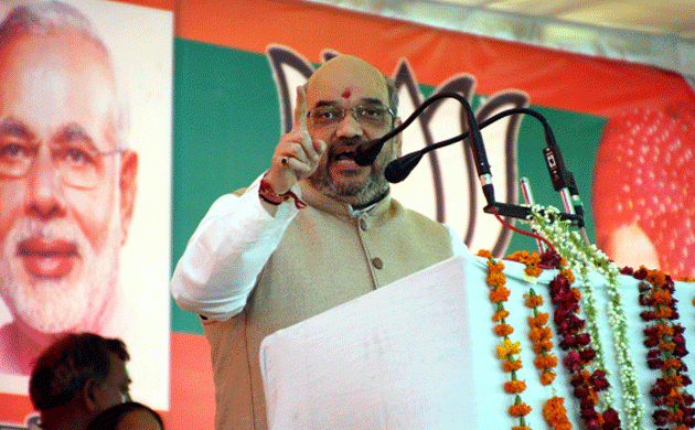 Parivartan rally: Family feud of Samajwadi Party not allowing development in UP, says Amit Shah 