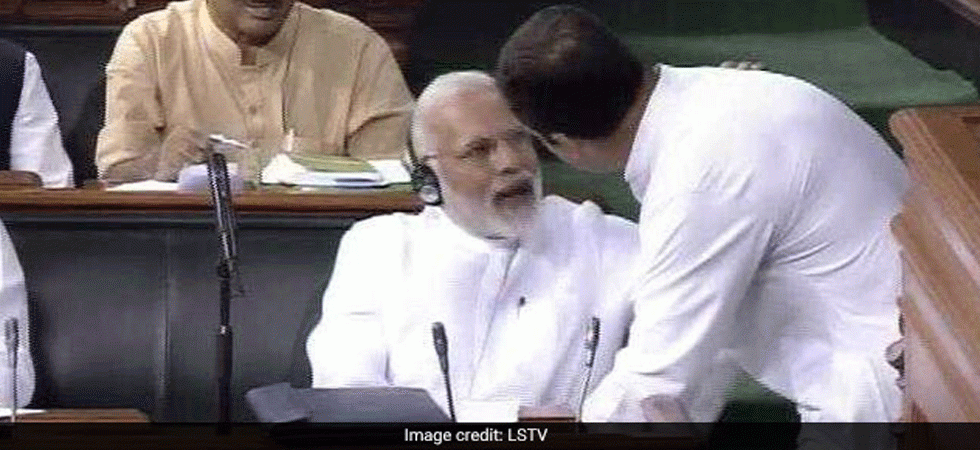 After Modi hug, Rahul Gandhi says only love and compassion can build nation